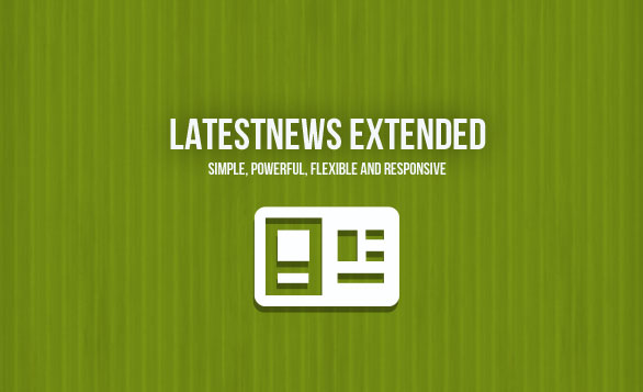 latest news extended joomla module