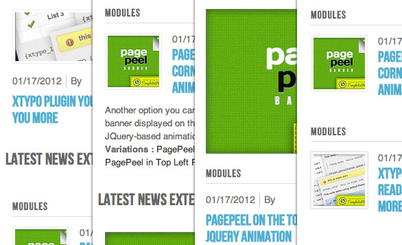 latest news extended joomla module